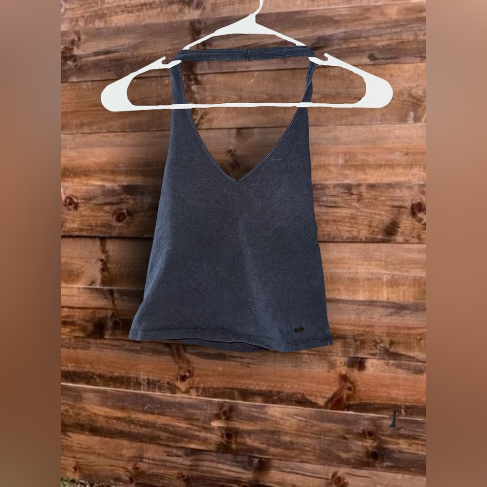 Hollister Dark Grey Halter Top